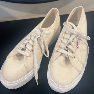 Cream/Beige Superga Sneakers